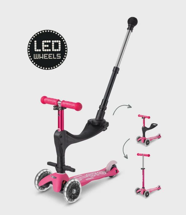 Microstep Mini Deluxe 3in1 push LED