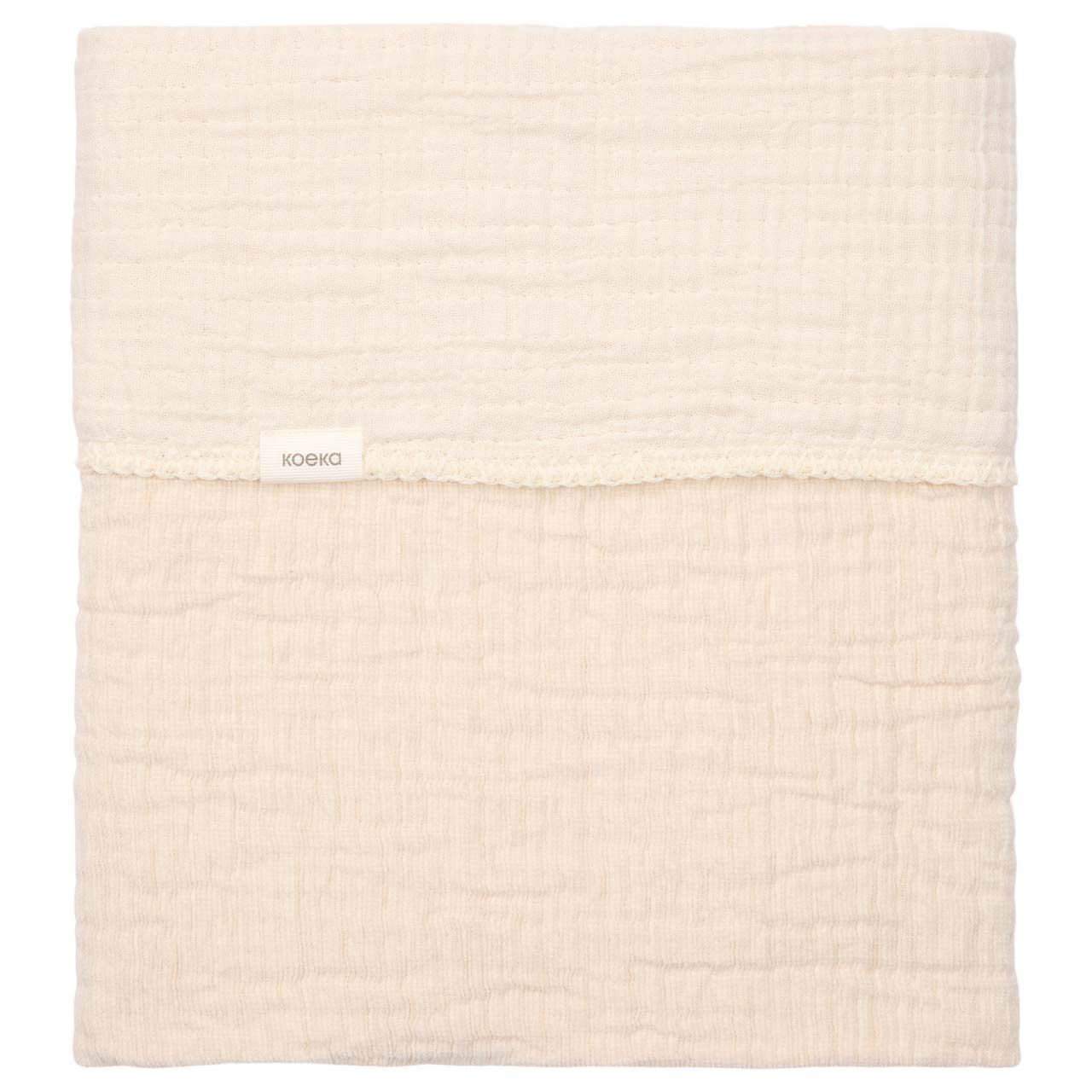 Koeka wiegdeken Rivoli ongevoerd, Kleur: warm white