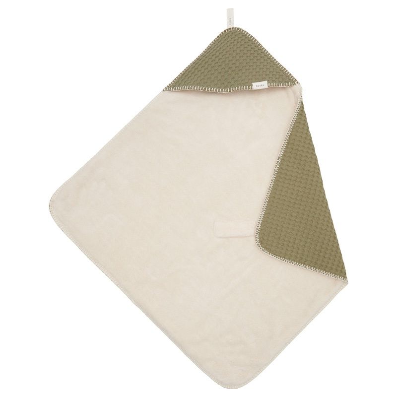 Koeka omslagdoek Oslo teddy/wafel, Kleur: moss