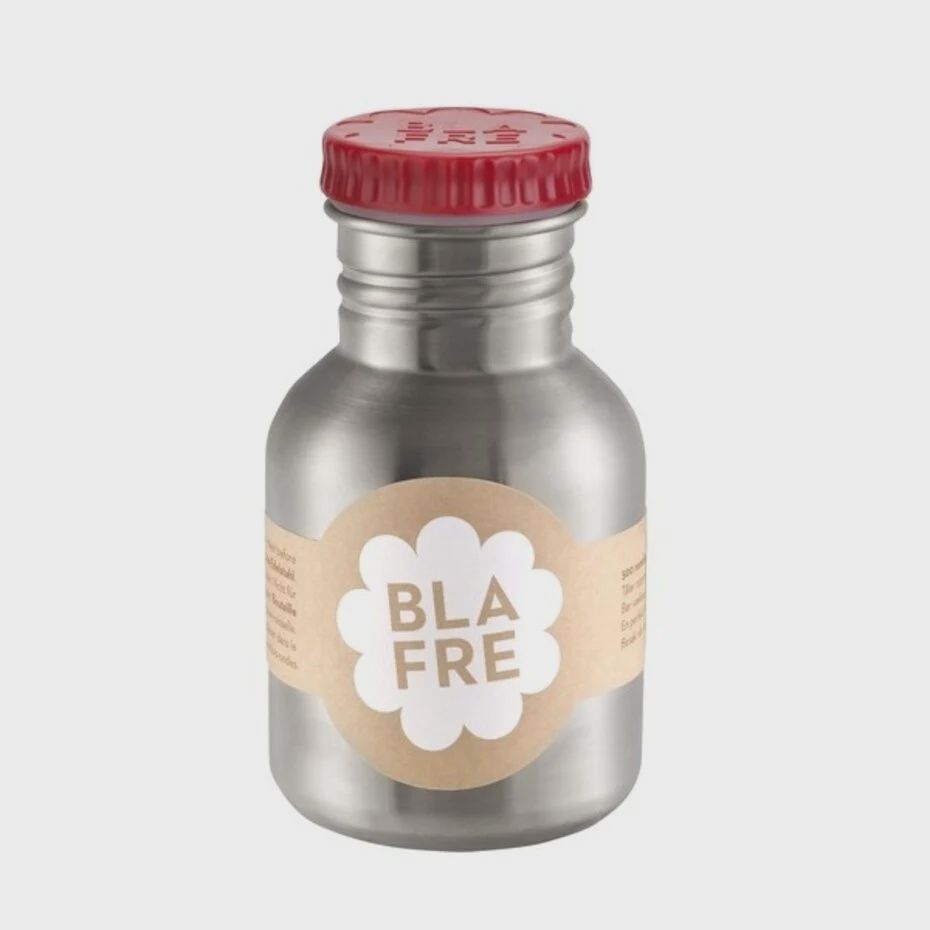 Blafre drinkfles RVS, Kleur: rood, Maat: 300 ml