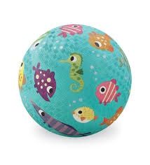Crocodile Creek bal, Kleur: vissen, Maat: 13 cm