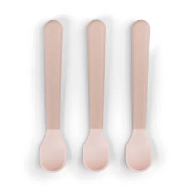 Done by Deer siliconen baby lepel, Kleur: roze