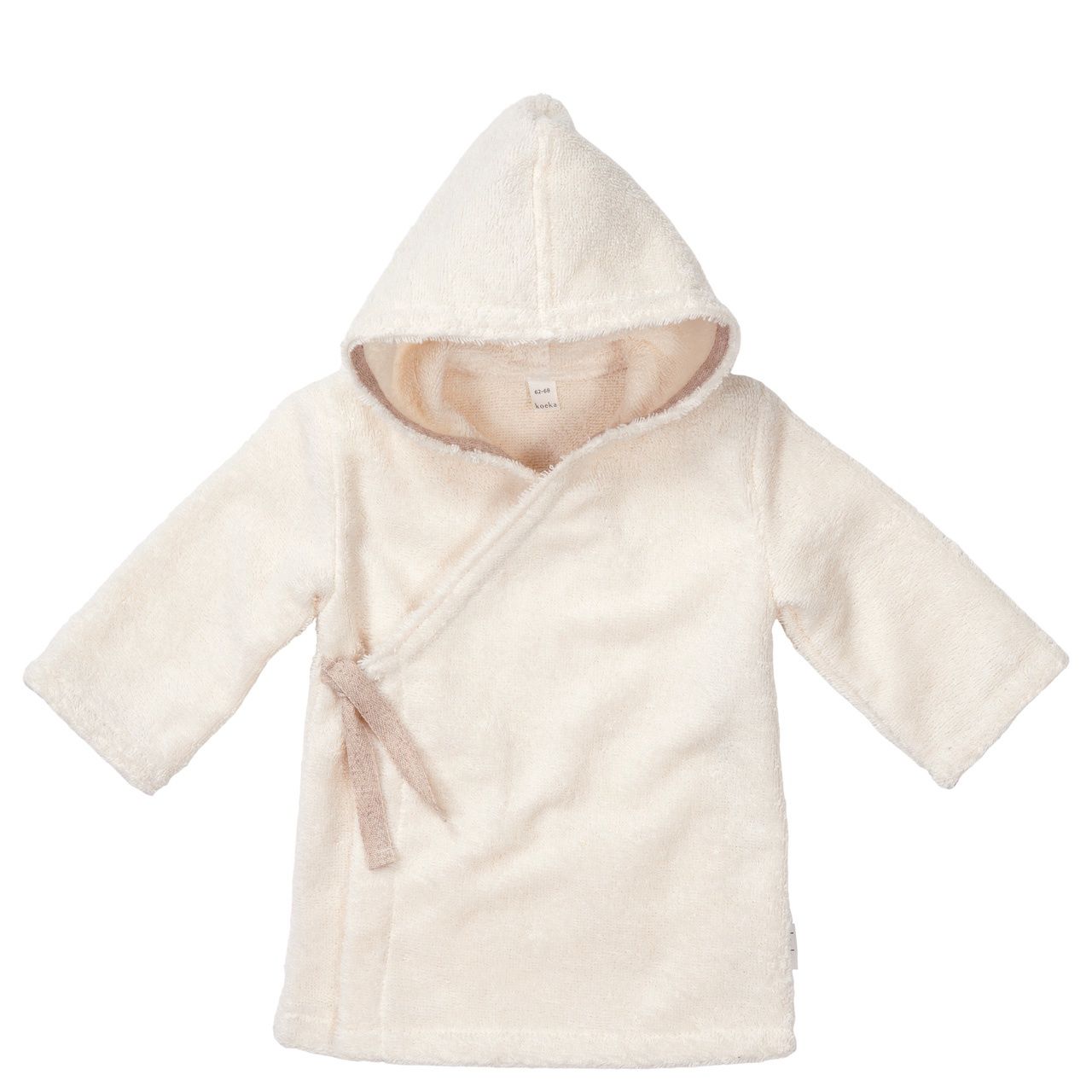 Koeka badjas Dijon Daily, Kleur: warm white, Maat: 62/68