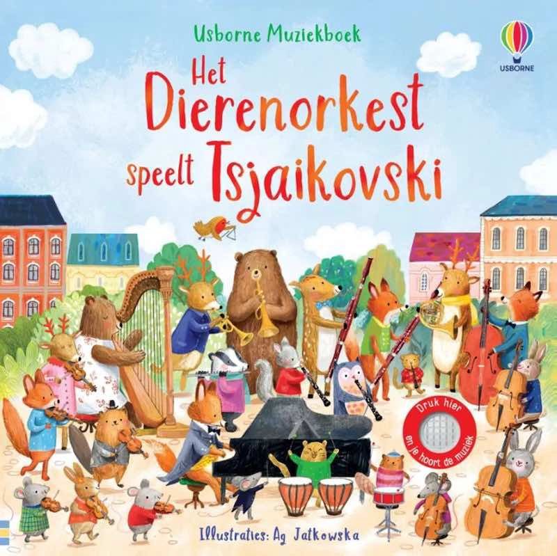 Geluidenboek Het dierenorkest speelt Tsjaikovski