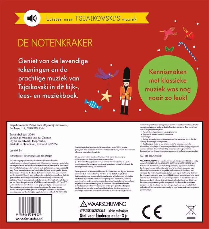 Geluidenboek Het kleine verhalenorkest De notenkraker