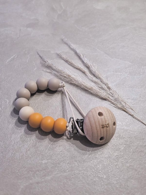 Bezisa speenkoord siliconen kralen Canyon Clay