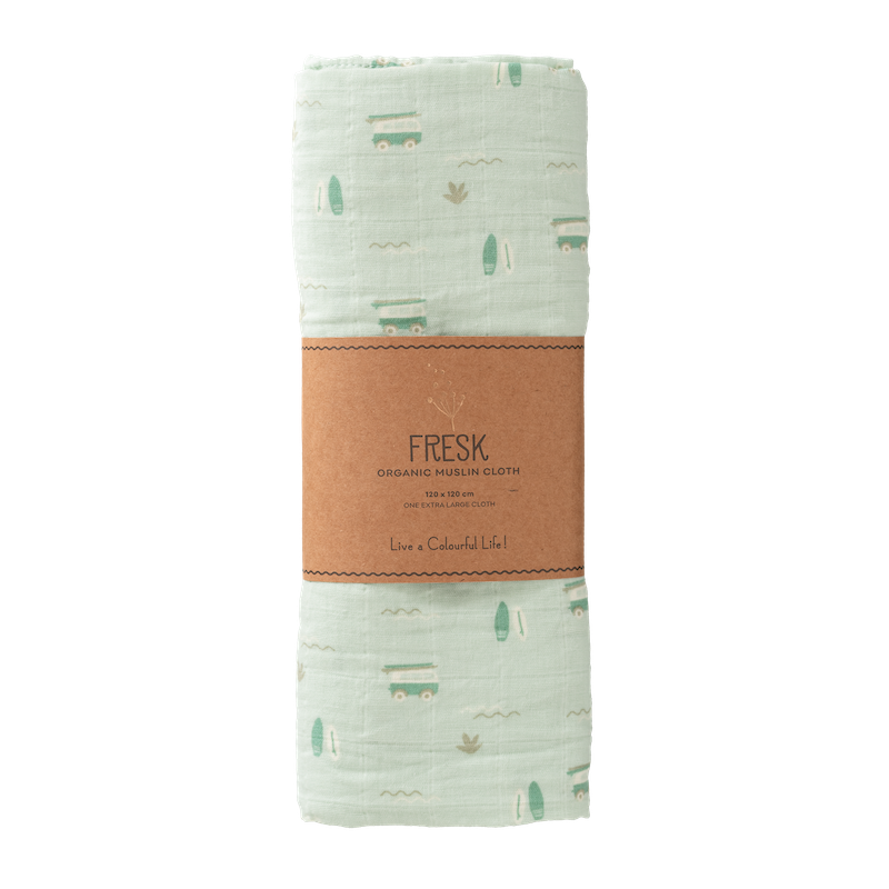 Fresk swaddle Surf Boy 120x120 cm