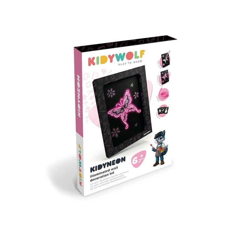 Kidywolf Kidyneon Sprookjes roze