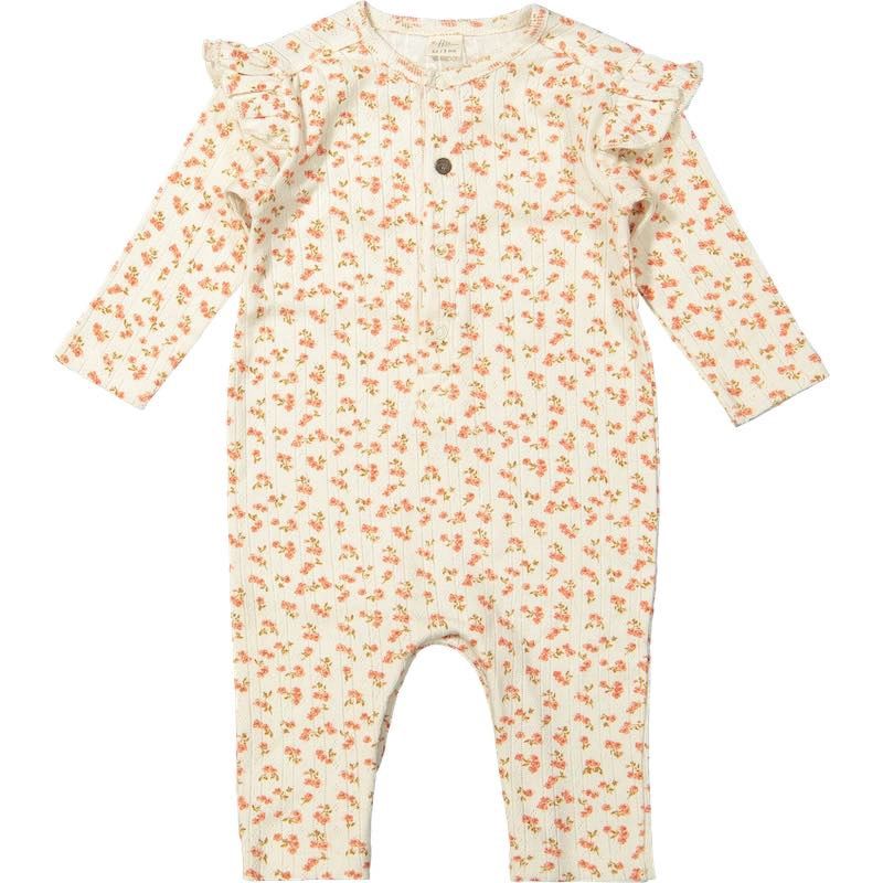 Riffle Amsterdam suit Sky pointelle blossom S26