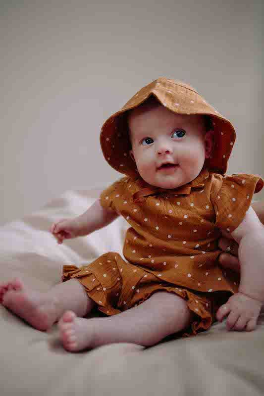Riffle Amsterdam short Zed muslin with dots S26