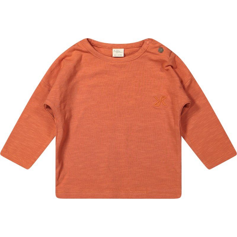 Riffle Amsterdam shirt lange mouw Moon jersey coral S26, Maat: 56