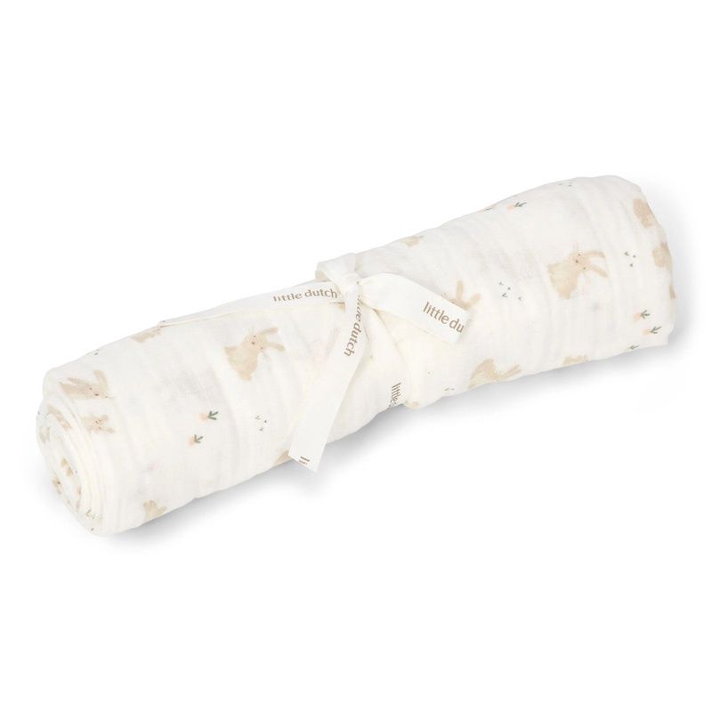 Little Dutch swaddle baby bunny newborn naturals