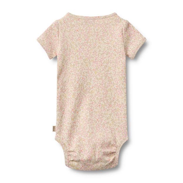 Wheat romper korte mouw Linette coral flowers S26