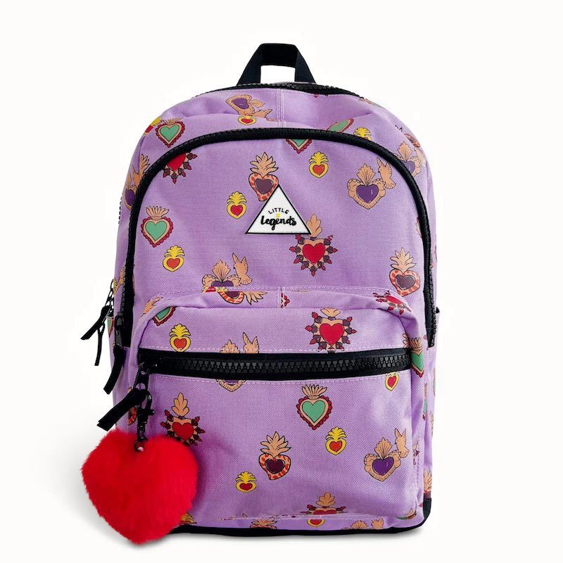 Little Legends rugtas milagros heart lilac