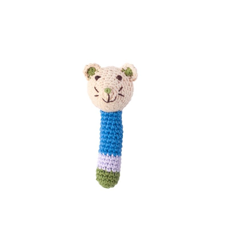 Global Affairs rammelaar muis gehaakt blauw