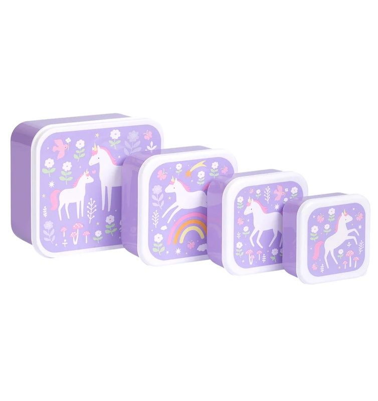 A Little Lovely Company bento snackboxen unicorn dreams