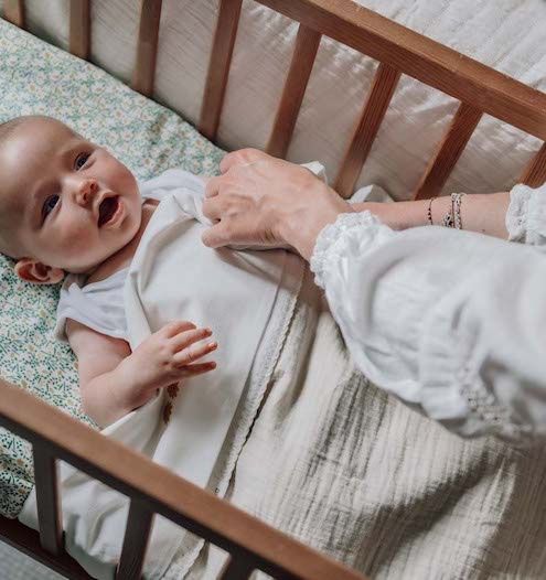 Koeka ledikantdeken Faro cotton fleece