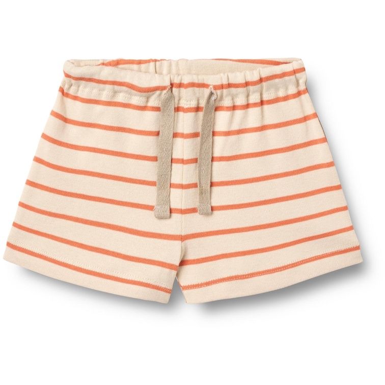 Wheat short Vic met streepje orange stripe S26, Maat: 62