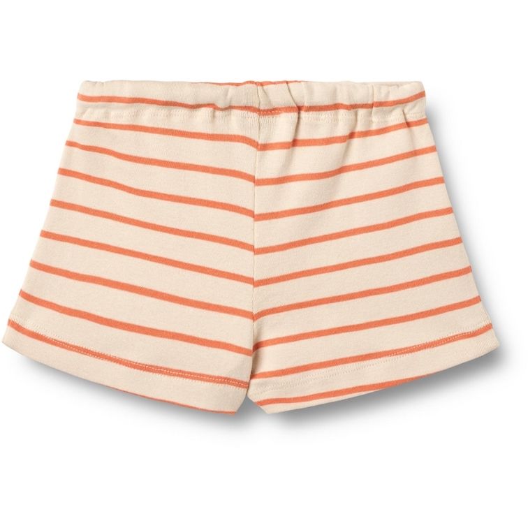 Wheat short Vic met streepje orange stripe S26