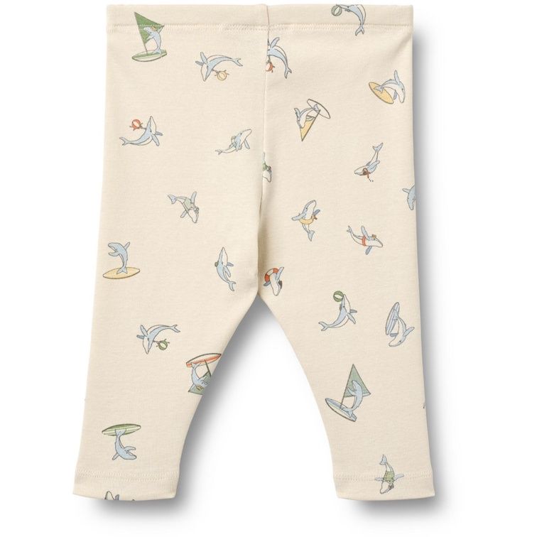 Wheat broekje Silas met walvis print whale friends S26, Maat: 56