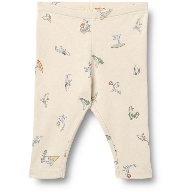 Wheat broekje Silas met walvis print whale friends S26