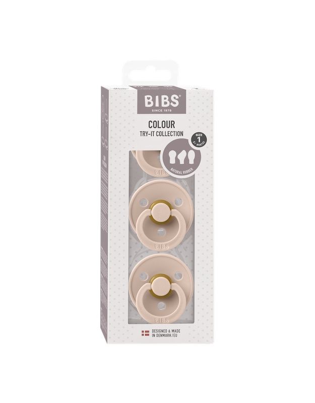 Bibs spenen Try it 3-pack kleur blush