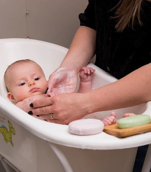 Happy Soaps baby shampoo en body wash bar Little Sunshine