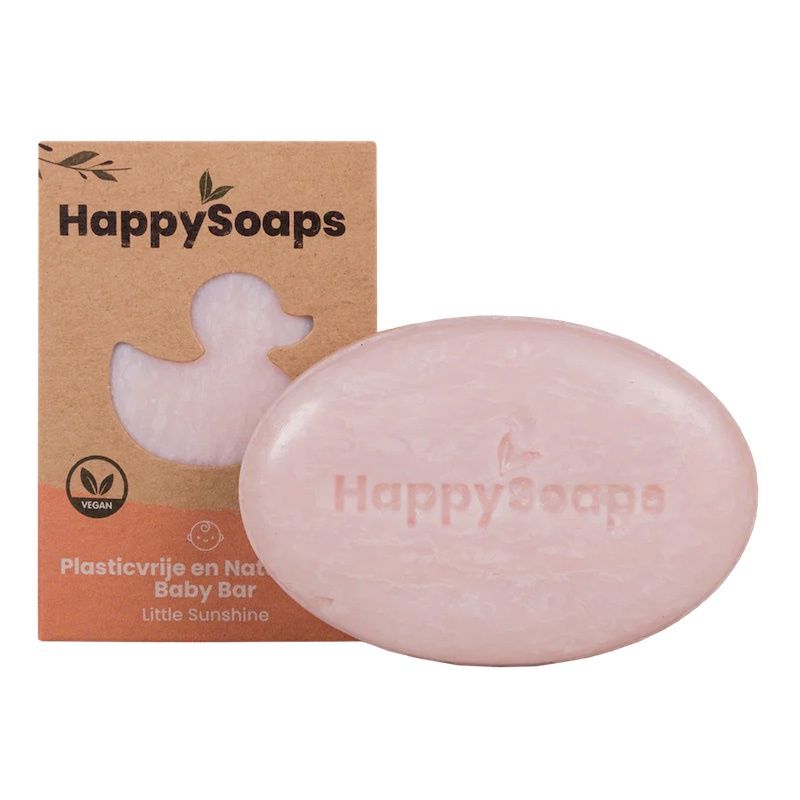 Happy Soaps baby shampoo en body wash bar Little Sunshine