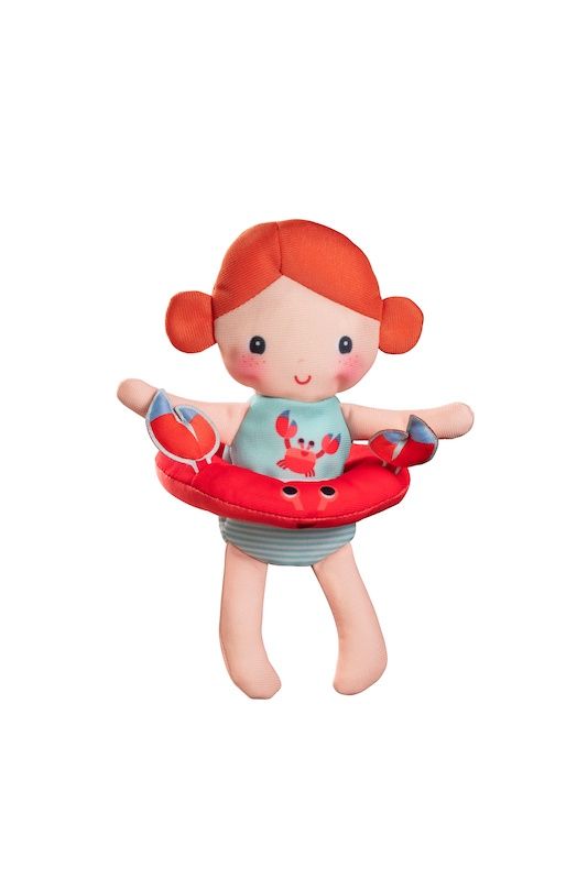 Lilliputiens badspeelgoed badpop Axelle met krabje