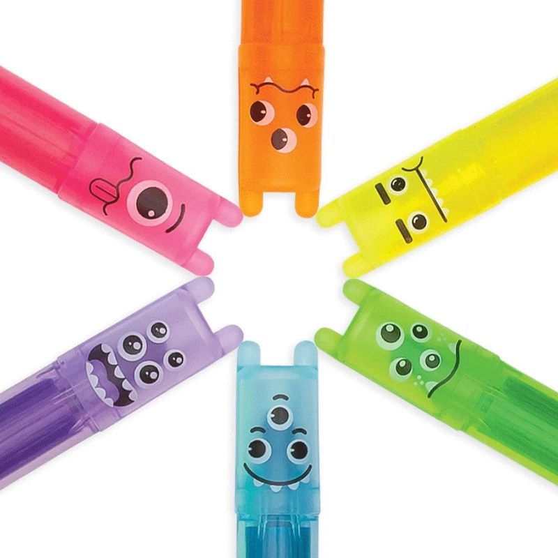 Ooly stift monster mini neon markeerstift assorti