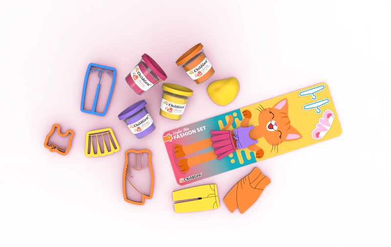 ChildGen play dough paw pals fashion set
