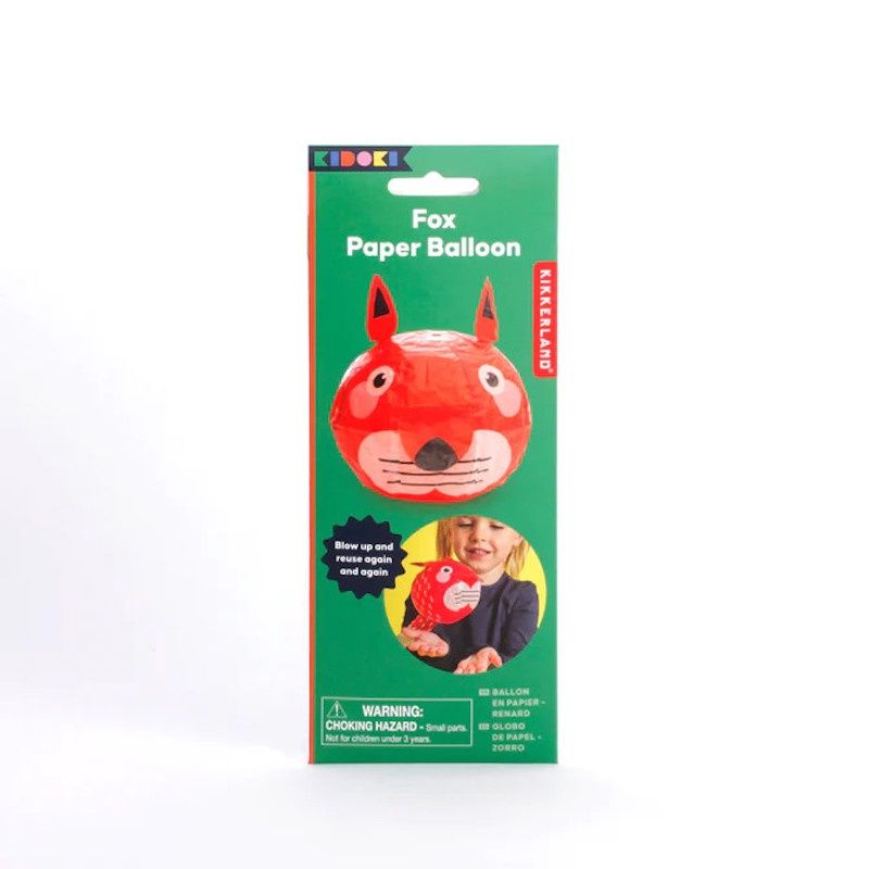 Kidoki washi papieren ballon vos