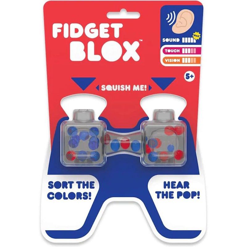 Goliath Fidget Blox Sound blauw en rood