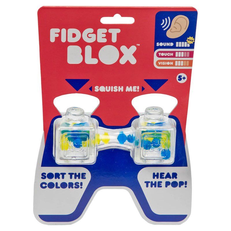 Goliath Fidget Blox sound blauw en geel
