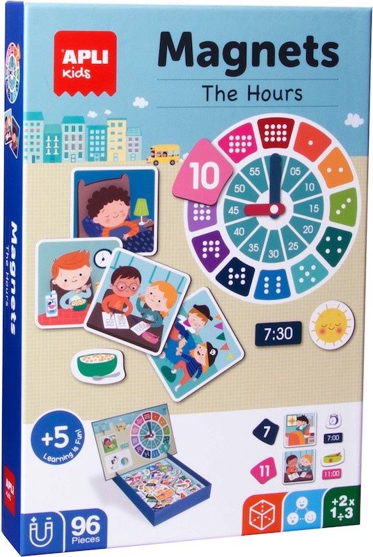 Apli Magnetisch Leerspel Klok en uren