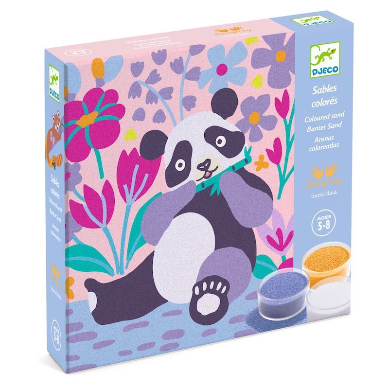 Djeco knutselpakket gekleurd zand dieren 5-8 jaar