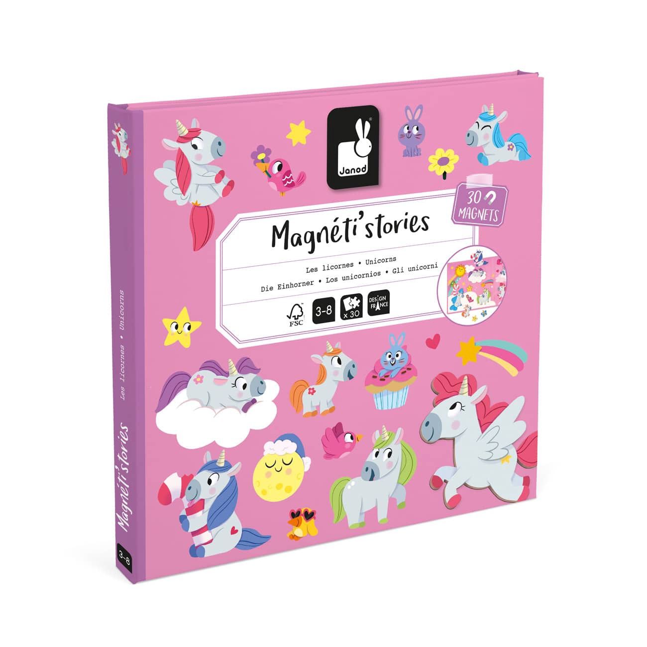 Janod magneti stories, Kleur: eenhoorn