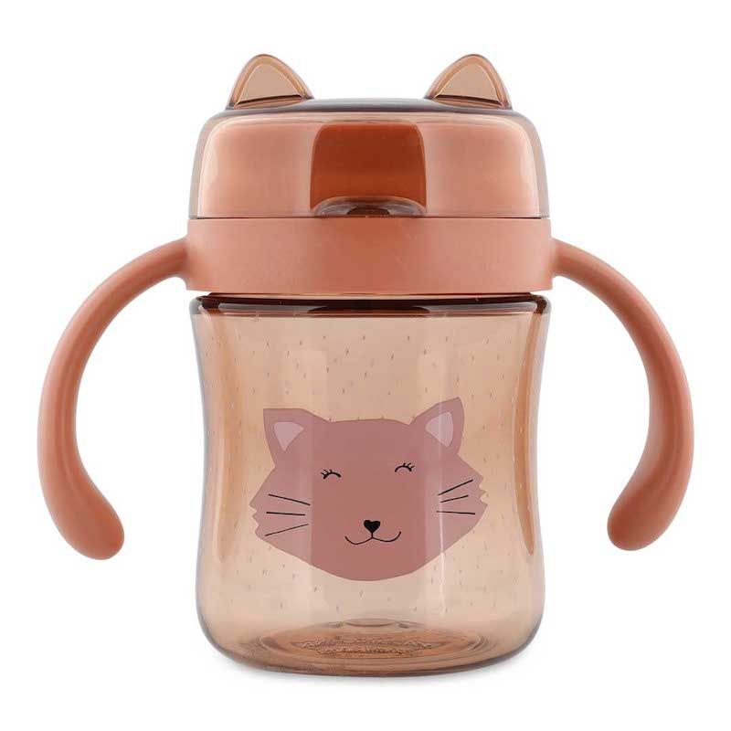 Trixie drinkbeker 360 graden met handvatten poes