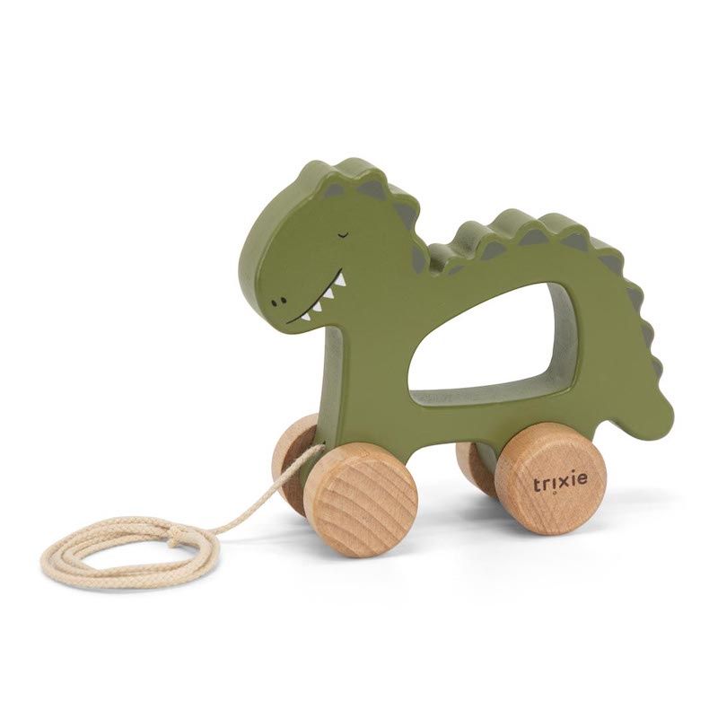 Trixie houten trekspeeltje dino groen