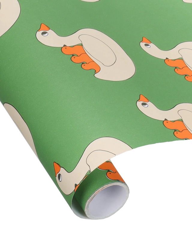 Kadopapier rol Swan  Charlotte Janvier
