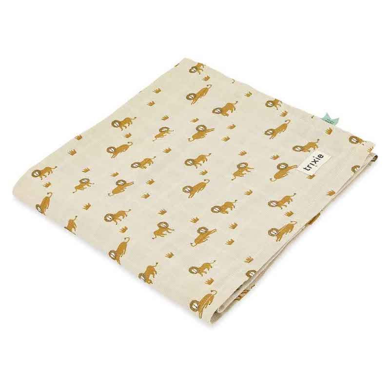 Trixie swaddle 110 x 110 cm leeuw