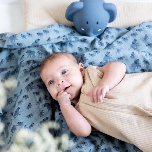 Trixie swaddle 110 x 110 cm olifant