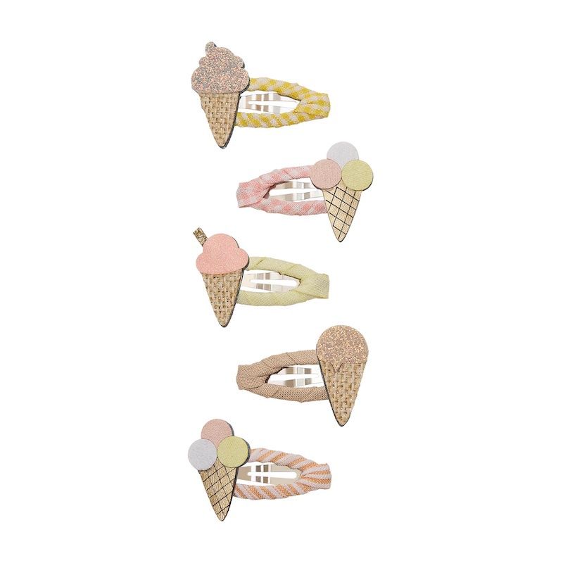 Mimi and Lula haarknipjes mini Ice cream clic clacs