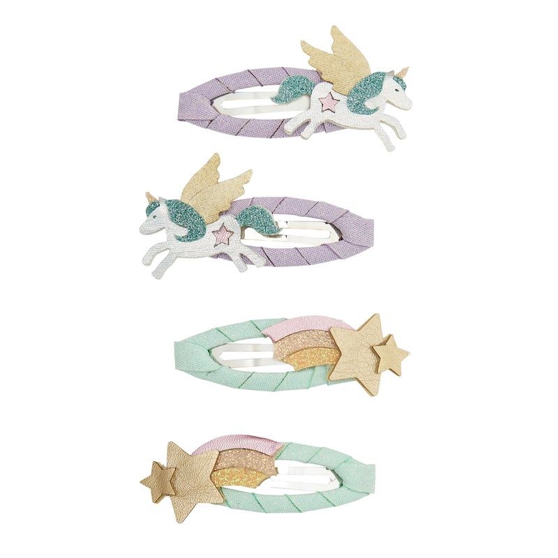 Mimi and Lula haarknipjes My little unicorn clic clacs