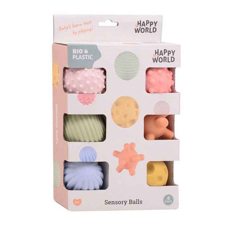 Happy World sensoryballen van bioplastic
