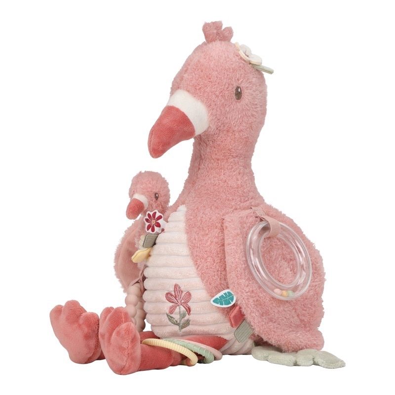 Little Dutch activiteitenknuffel Safari friends flamingo