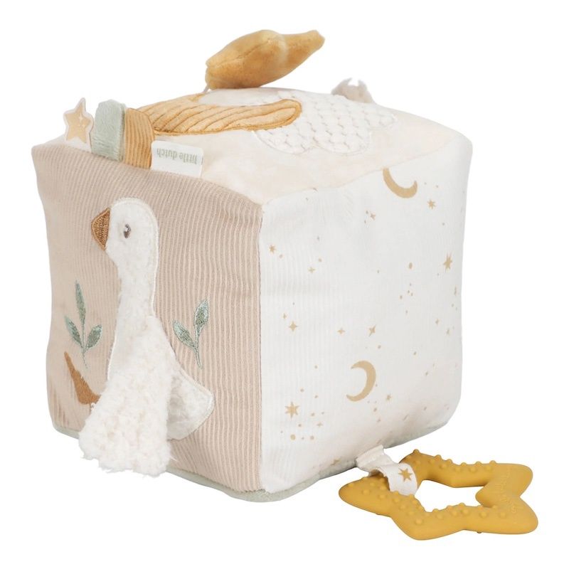 Little Dutch activiteitenkubus Newborn naturals