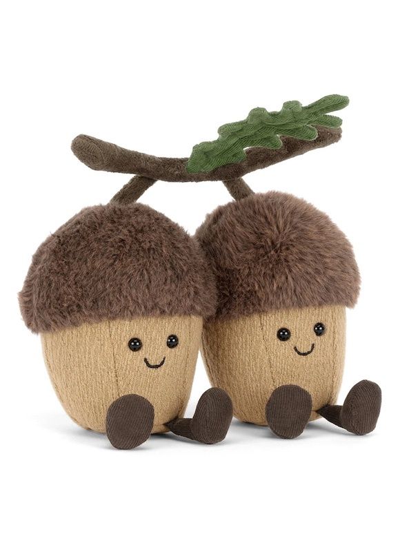 Jellycat Amuseables Ort &amp; Tum Acorns eikeltjes