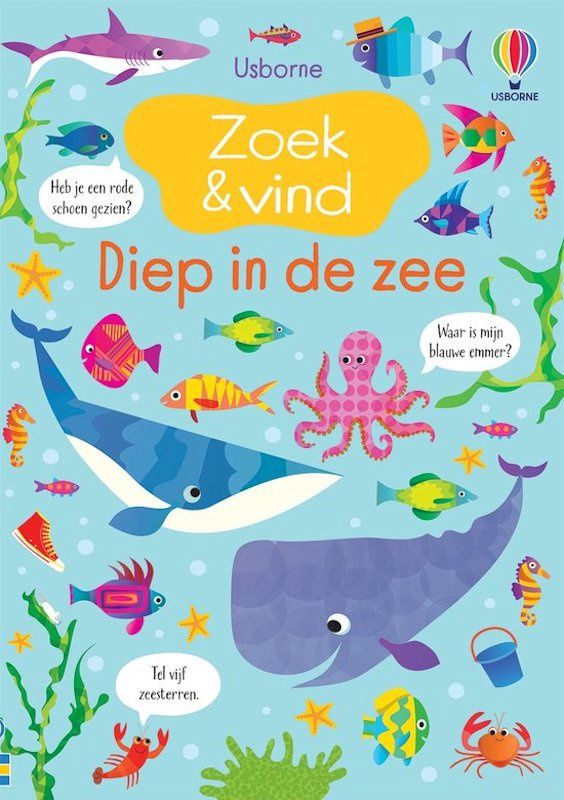 Zoekboek Zoek en vind diep in de zee 5 jaar+