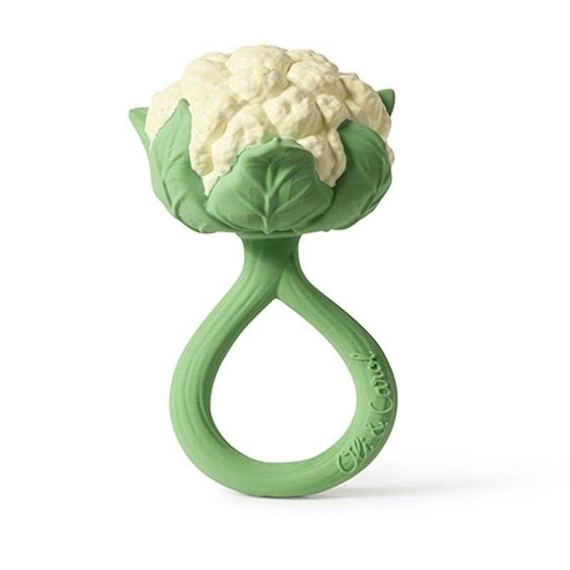 Oli &amp; Carol rammelaar bloemkool Cauliflower Rattle Toy